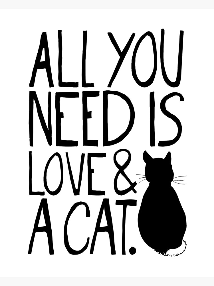 Featured image of post All You Need Is Love And A Cat Sign