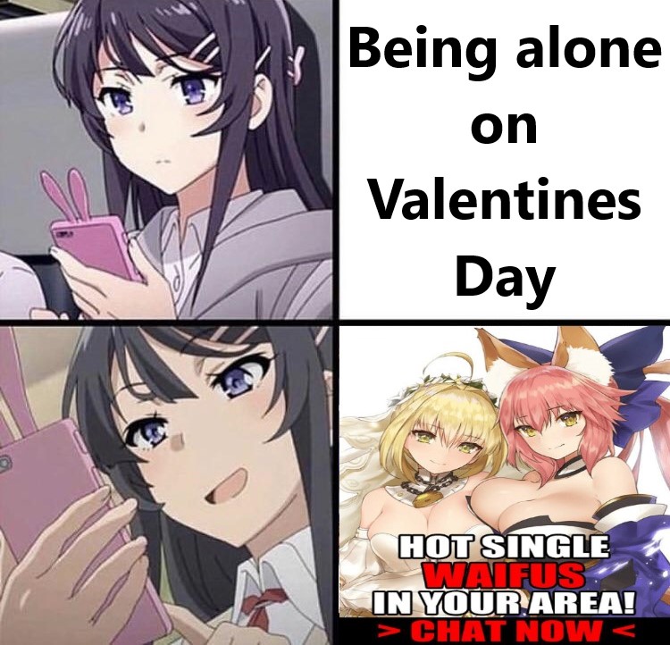 Featured image of post Alone On Valentines Day Anime Meme