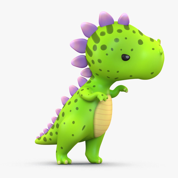 Featured image of post Cartoon Dinosaur 3D Model