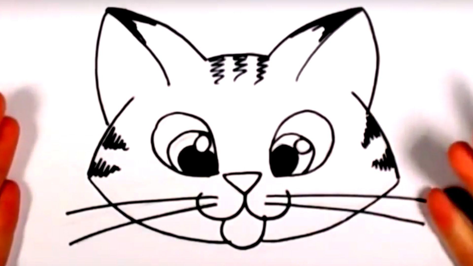 Featured image of post Cartoon Kitten Face Drawing