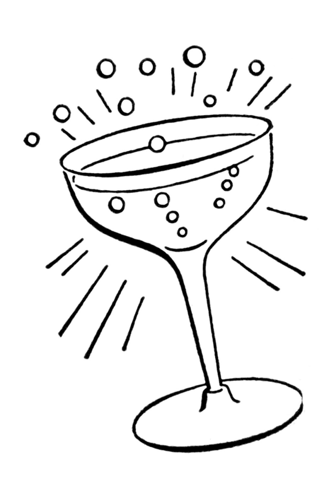 Featured image of post Cocktail Clipart Black And White