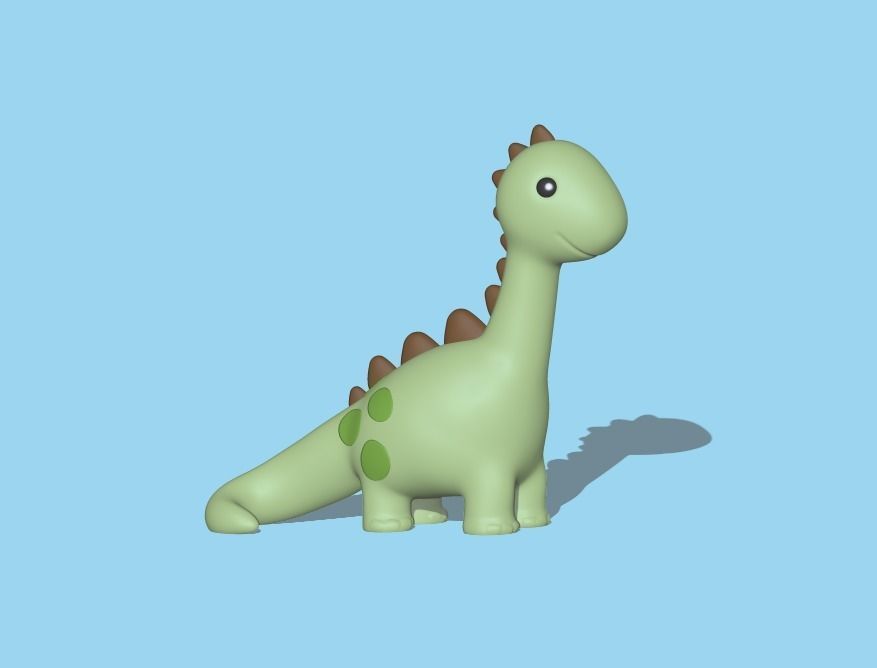 Featured image of post Cute Dinosaur 3D Model