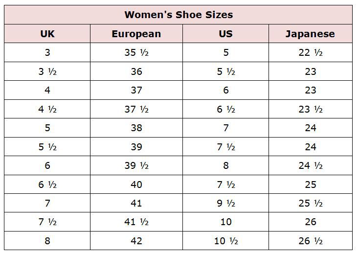 Featured image of post European To Us Shoe Size Women&#039;s