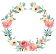 Featured image of post Flower Watercolor Background Circle