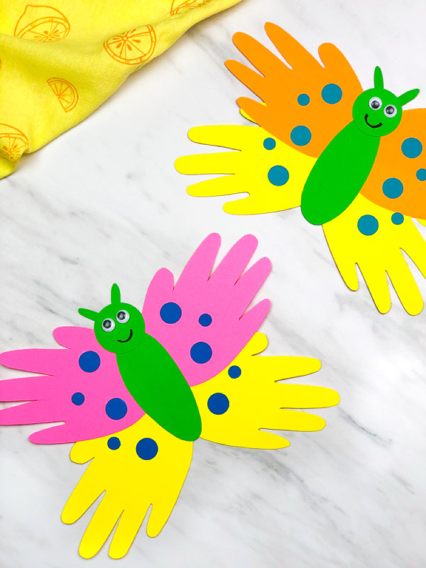 Featured image of post Handprint Butterfly Craft For Kids