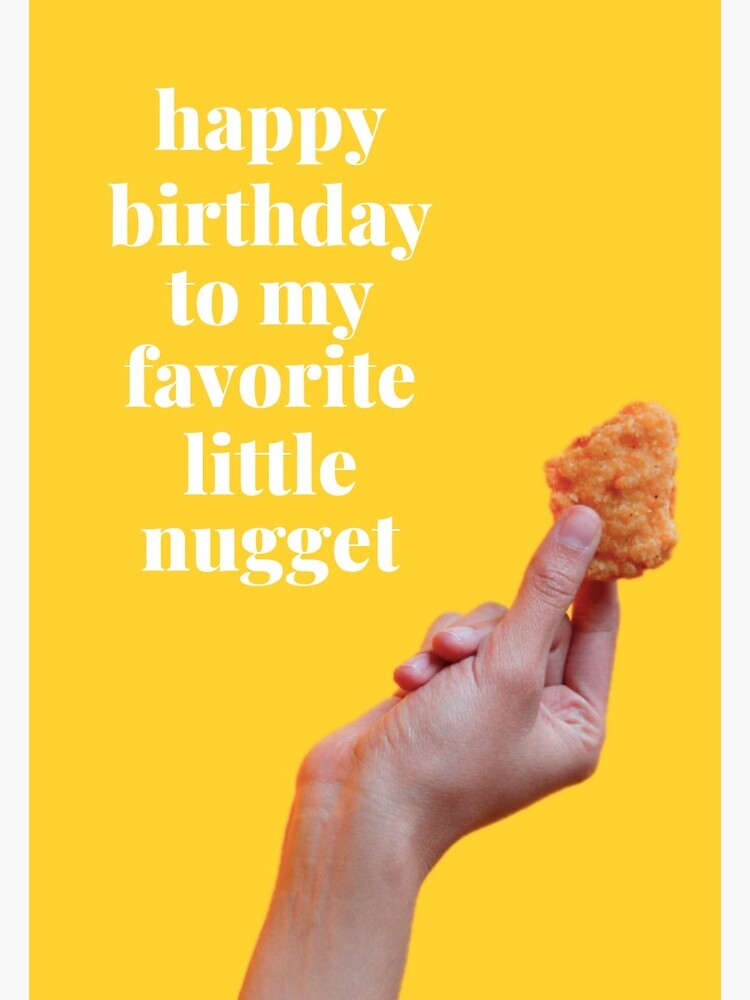 Featured image of post Happy Birthday Chicken Nugget