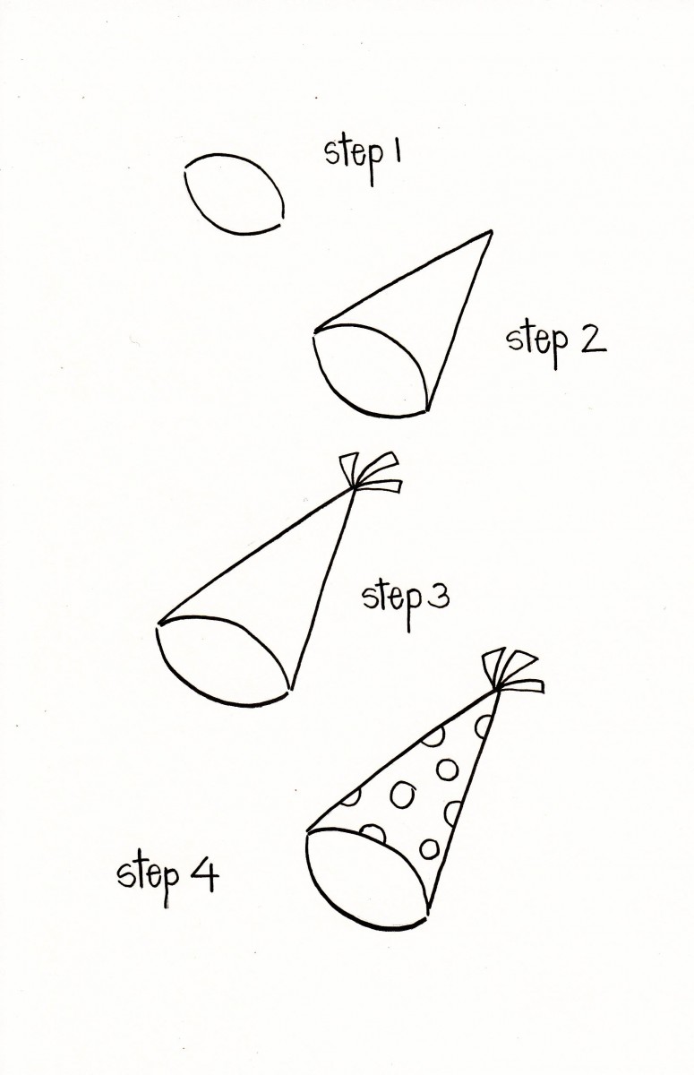 Featured image of post How To Draw A Birthday Hat Step By Step