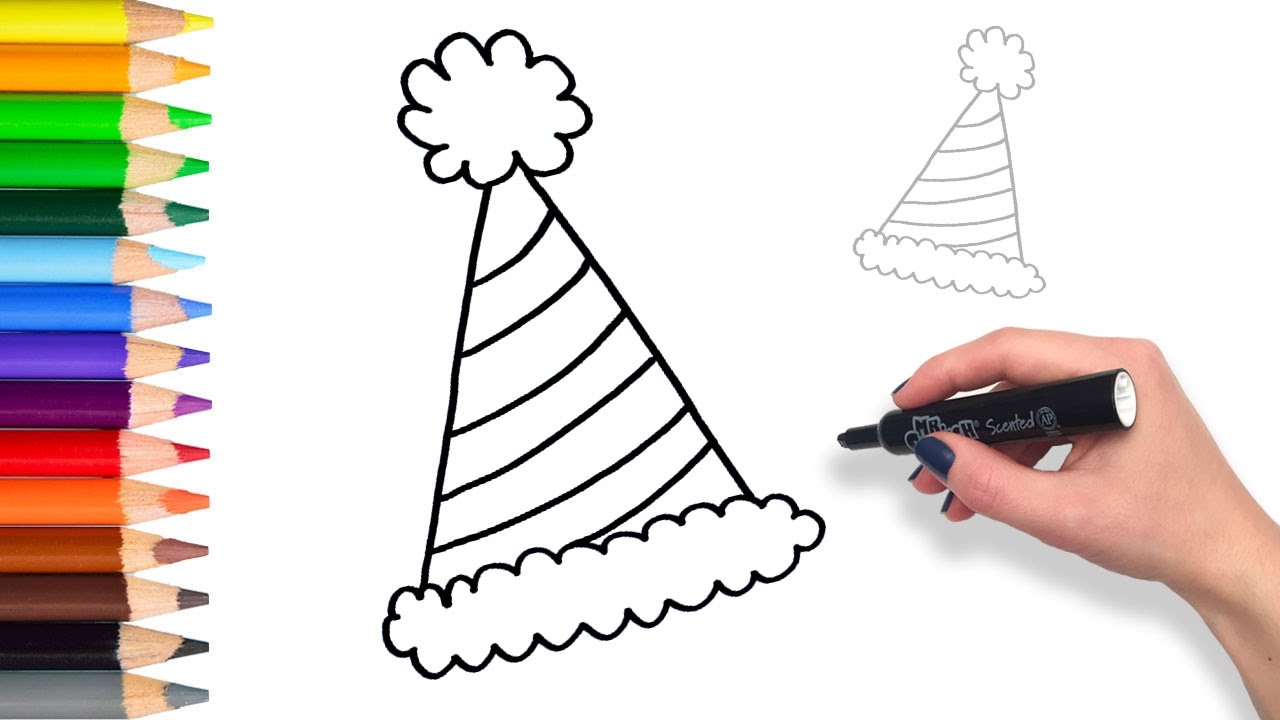 Featured image of post How To Draw A Birthday Hat