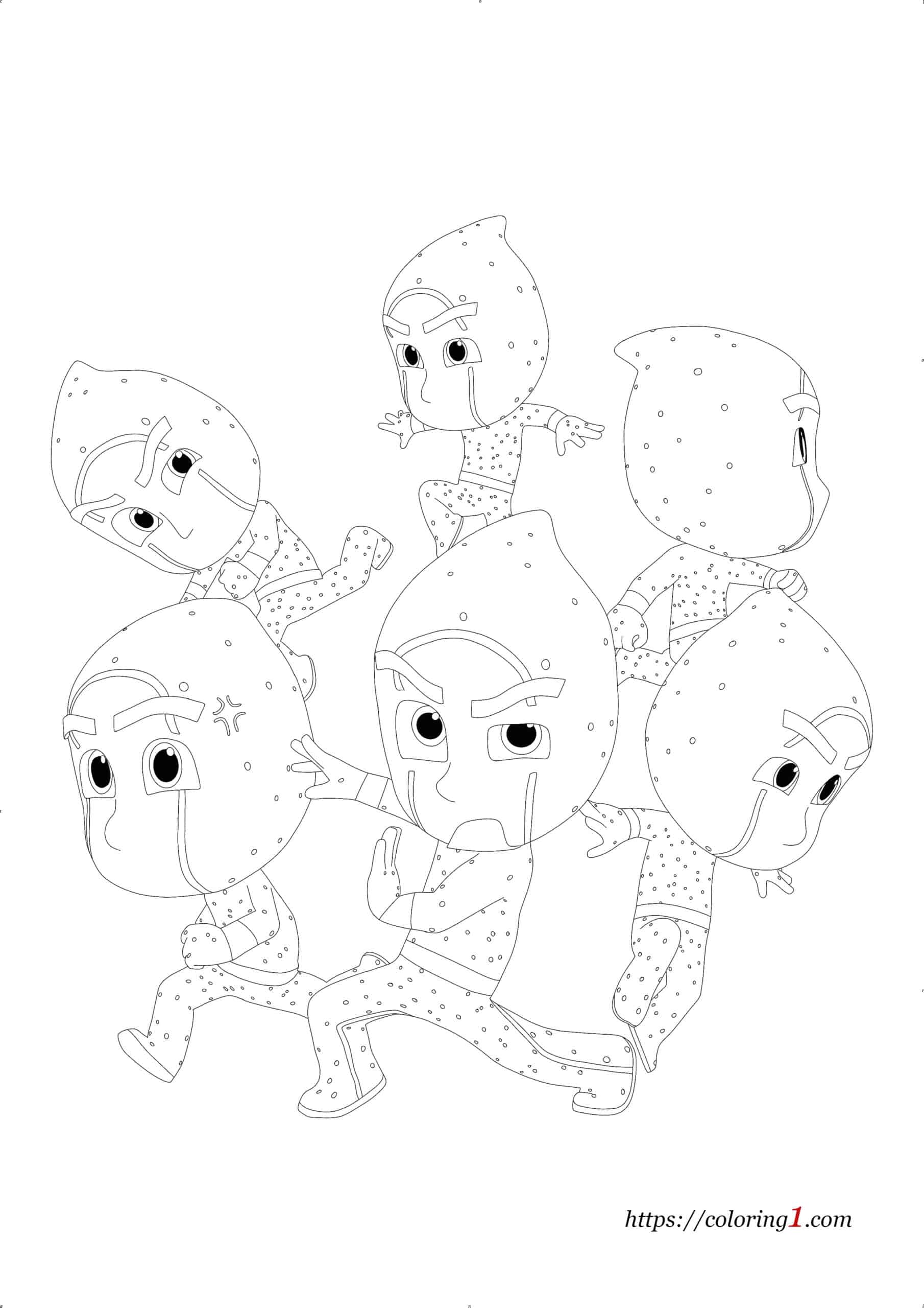 Featured image of post Night Ninja And Ninjalinos Coloring Page