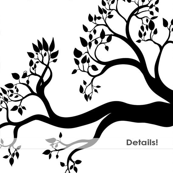 Featured image of post Printable Tree Branch Silhouette