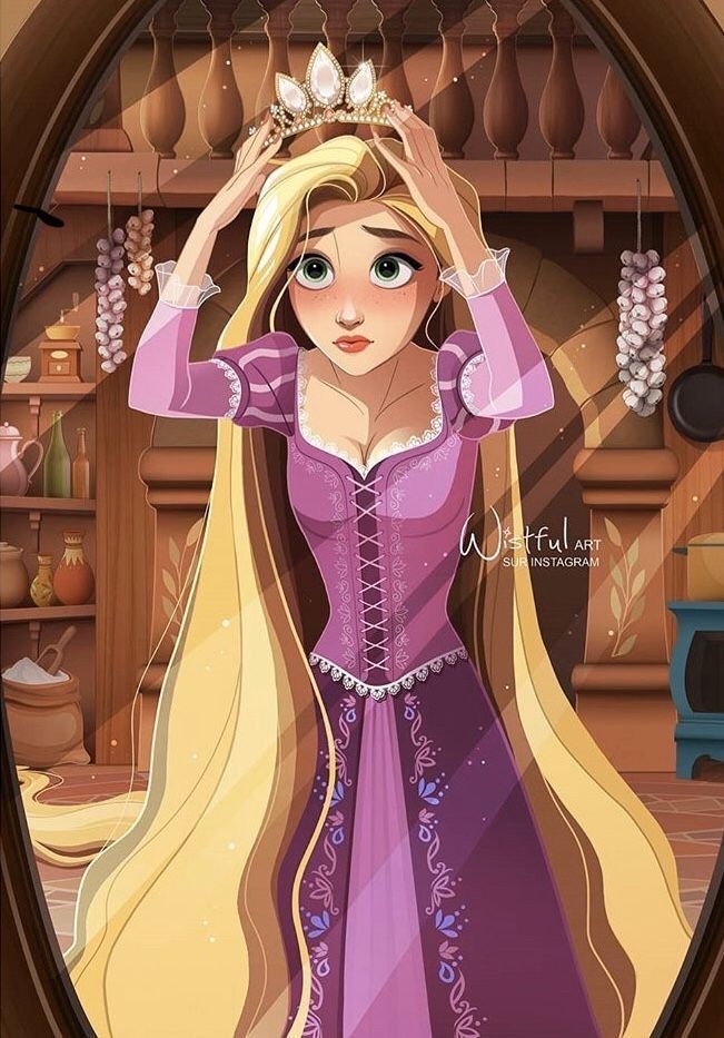 Featured image of post Rapunzel Wearing Crown