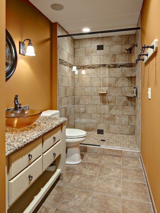 Featured image of post Small Bathroom Ideas Brown Tile