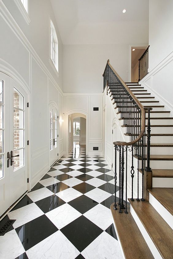 wallpapers What Colors Go With Black And White Checkered Floor stone checkerboard floors