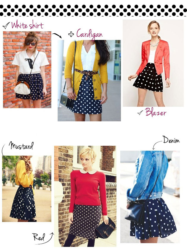 Featured image of post What Colors Go With Black And White Polka Dots