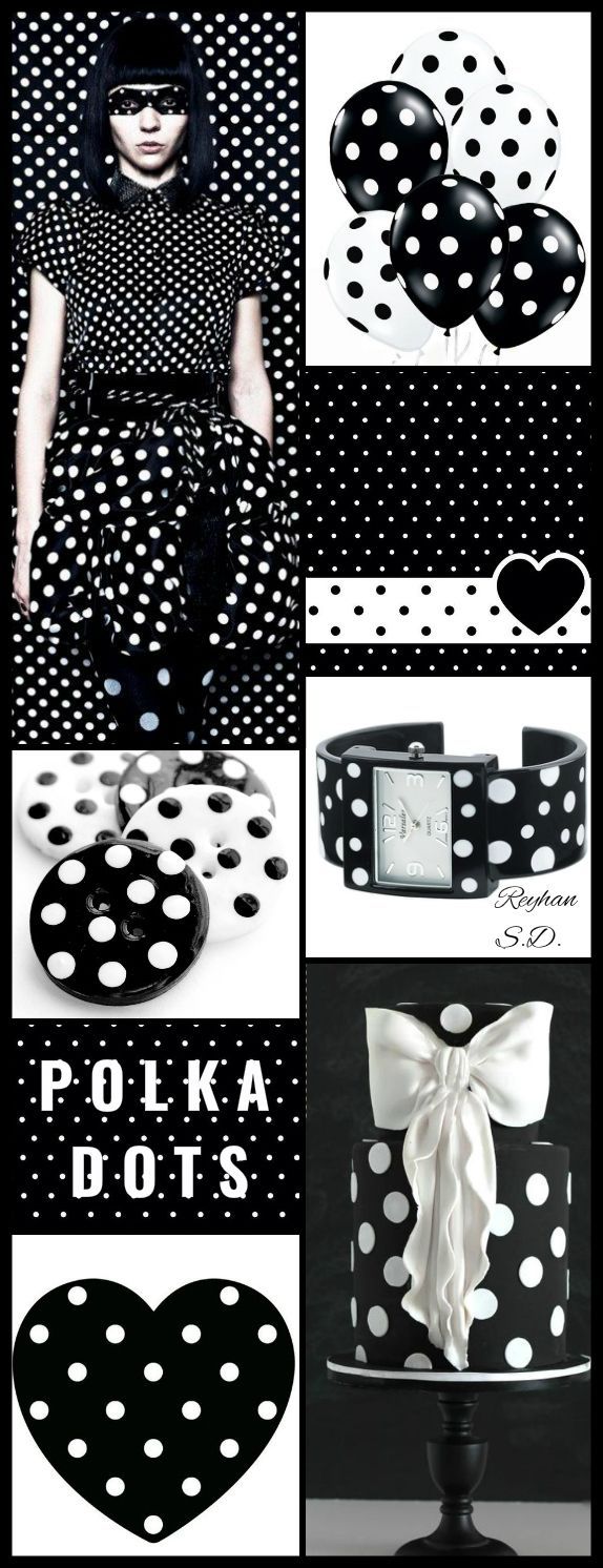 photo What Colors Go With Black And White Polka Dots style advisor